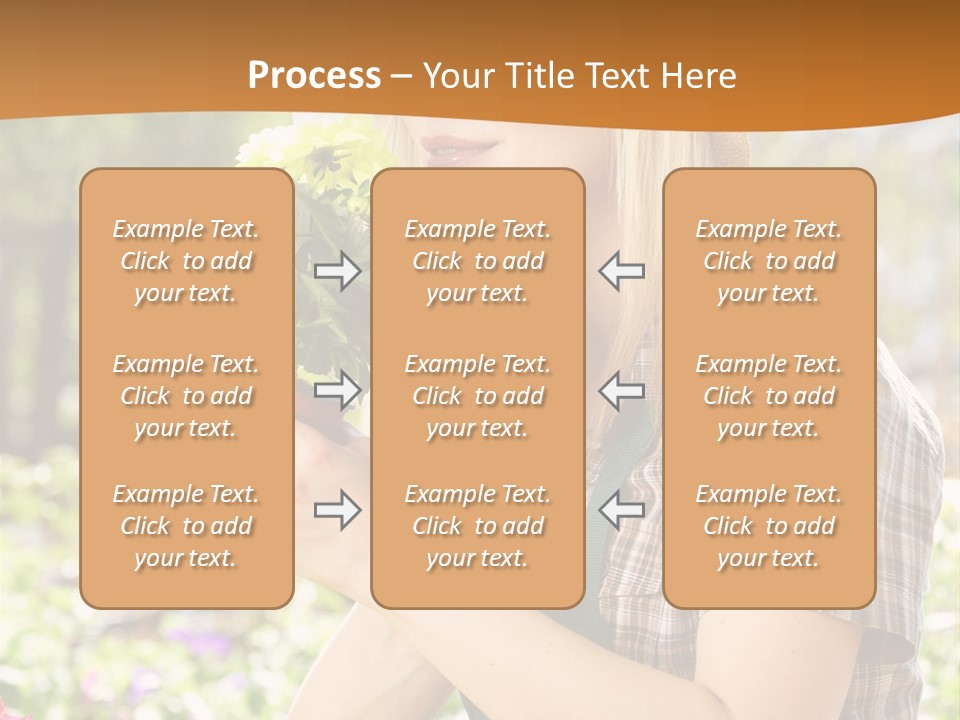 Worker Bloom Flower PowerPoint Template