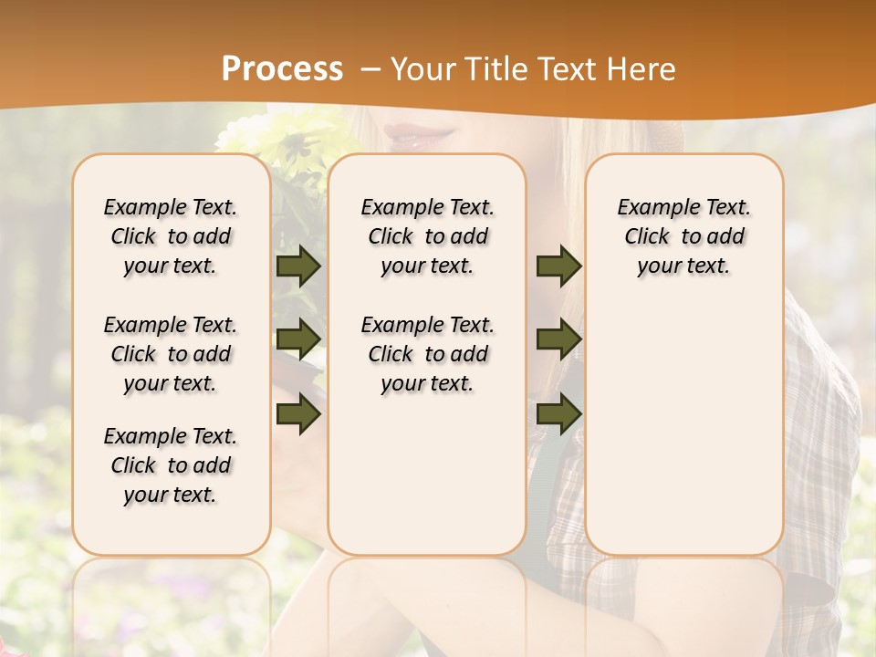 Worker Bloom Flower PowerPoint Template