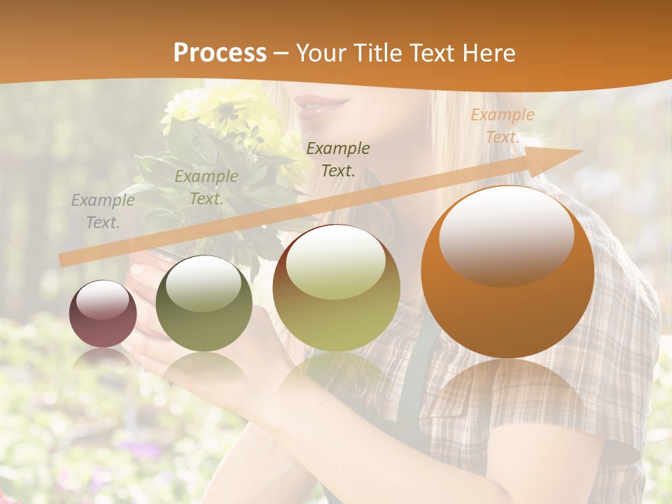 Worker Bloom Flower PowerPoint Template