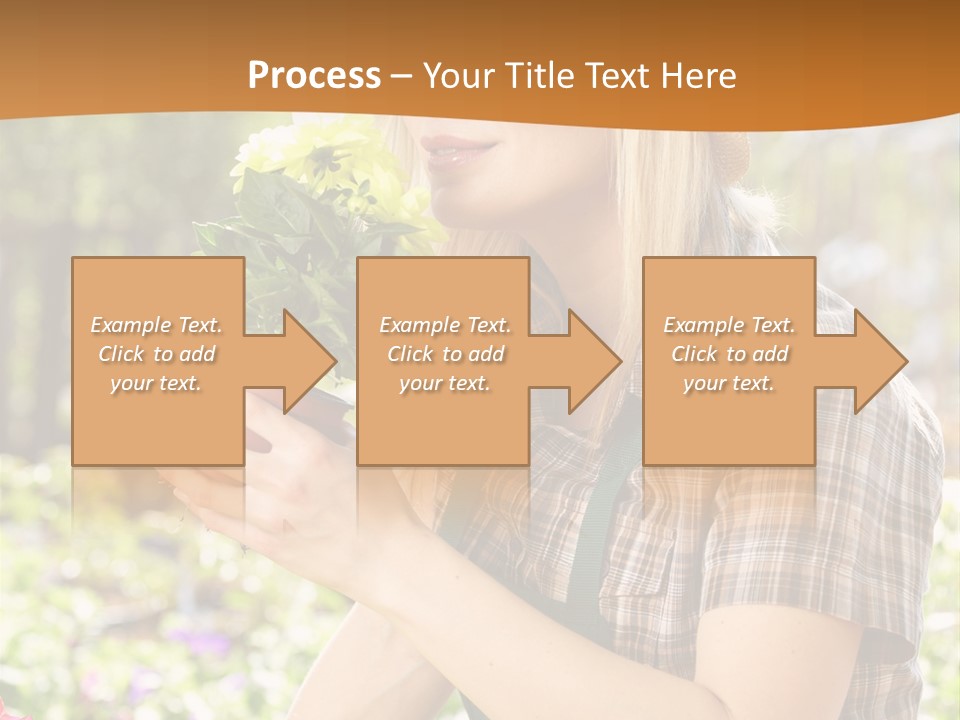 Worker Bloom Flower PowerPoint Template