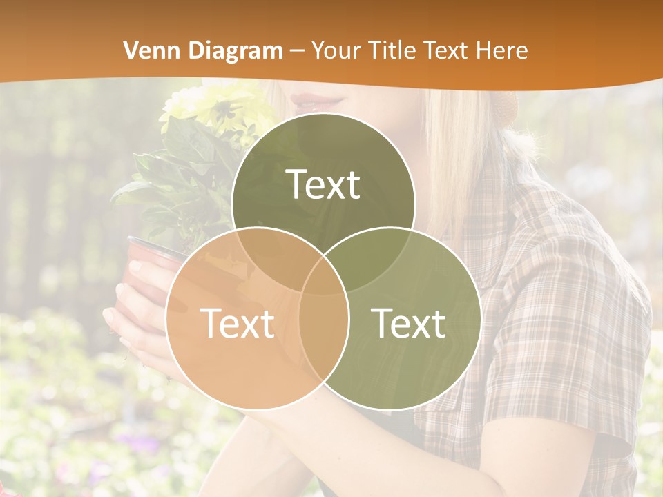 Worker Bloom Flower PowerPoint Template