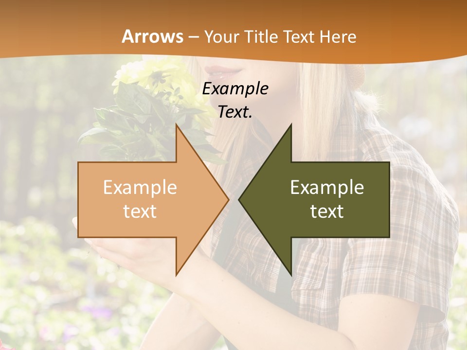 Worker Bloom Flower PowerPoint Template