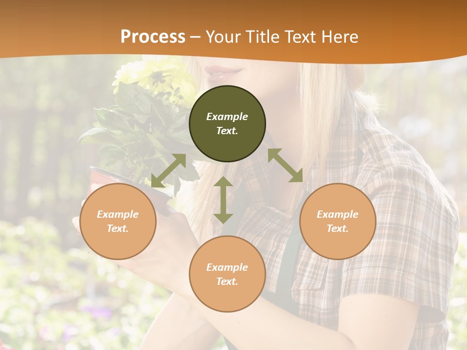 Worker Bloom Flower PowerPoint Template