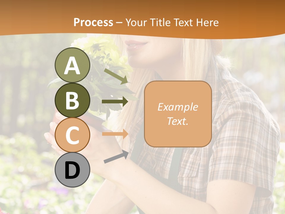Worker Bloom Flower PowerPoint Template