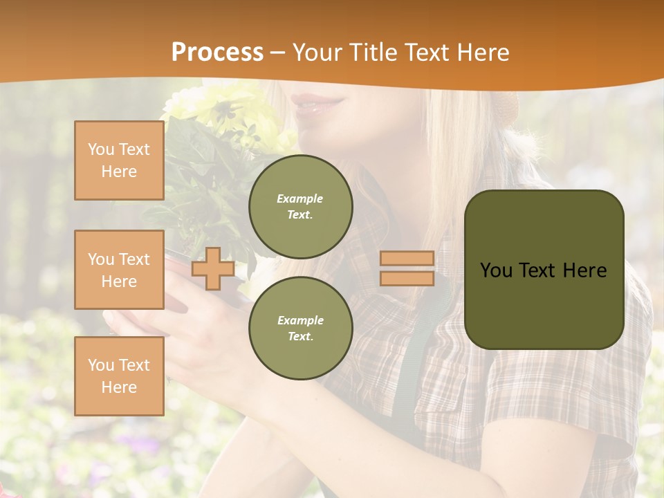 Worker Bloom Flower PowerPoint Template