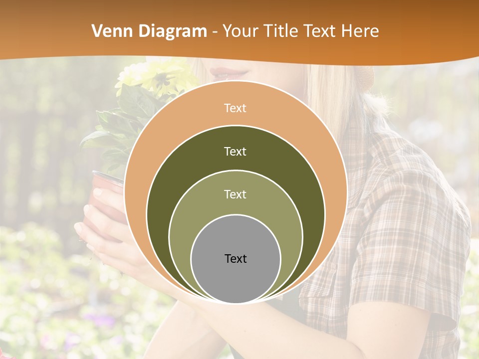 Worker Bloom Flower PowerPoint Template