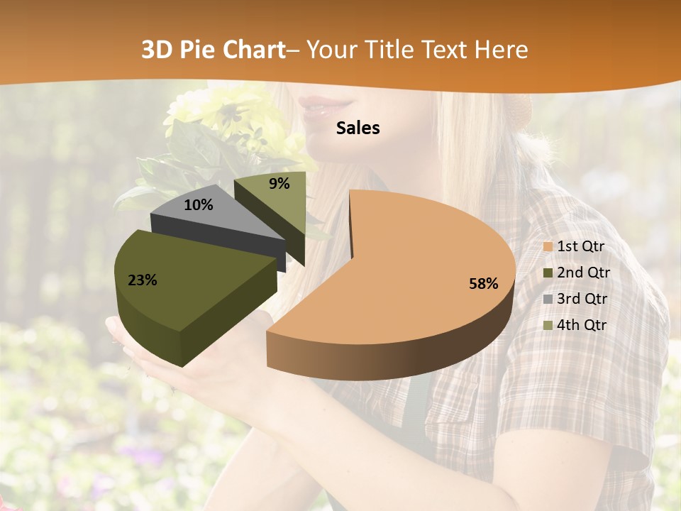 Worker Bloom Flower PowerPoint Template