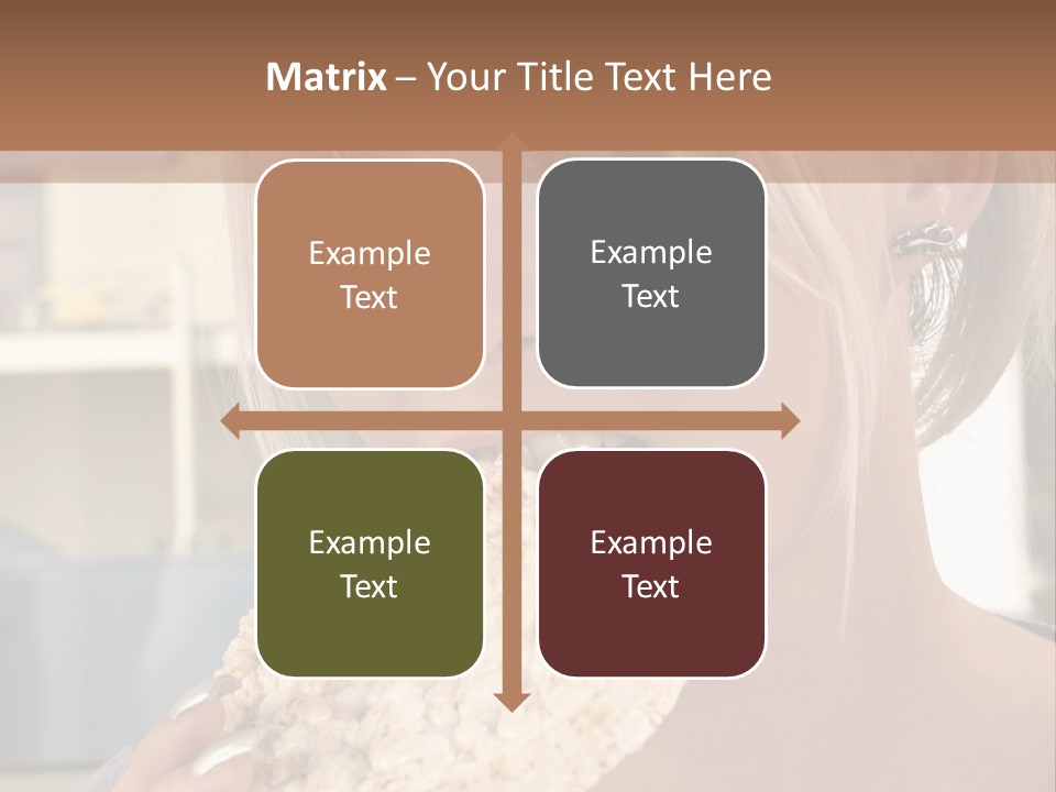 Healthy Habits Portrait PowerPoint Template