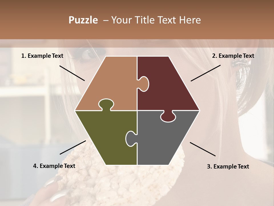 Healthy Habits Portrait PowerPoint Template