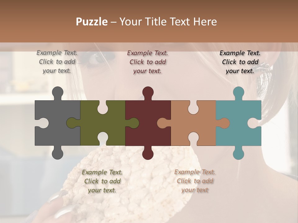 Healthy Habits Portrait PowerPoint Template