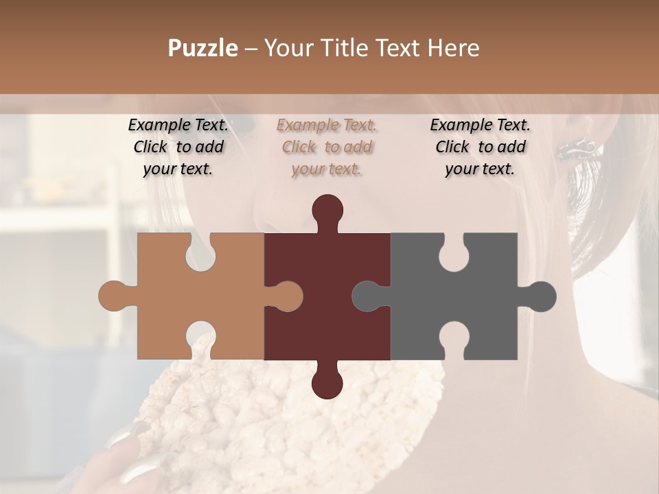 Healthy Habits Portrait PowerPoint Template