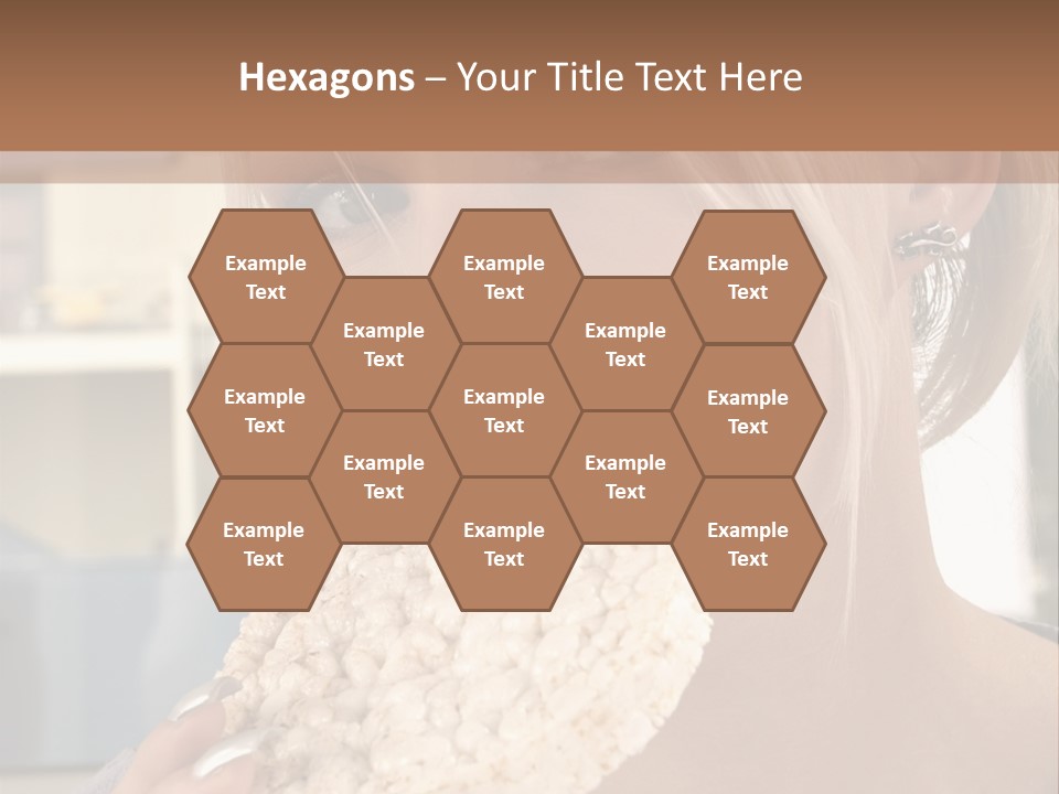 Healthy Habits Portrait PowerPoint Template