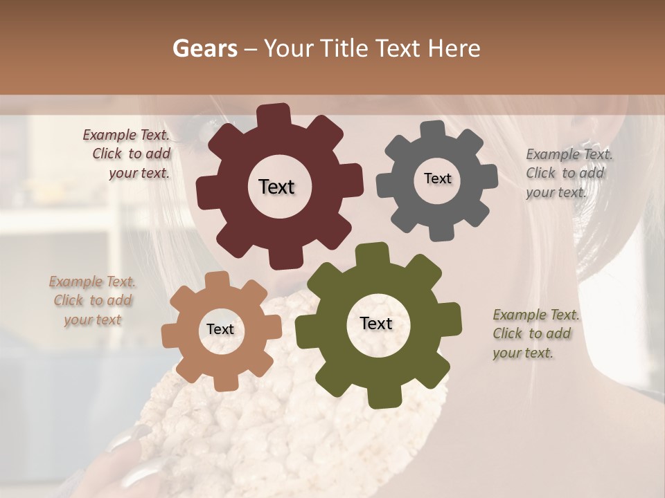 Healthy Habits Portrait PowerPoint Template