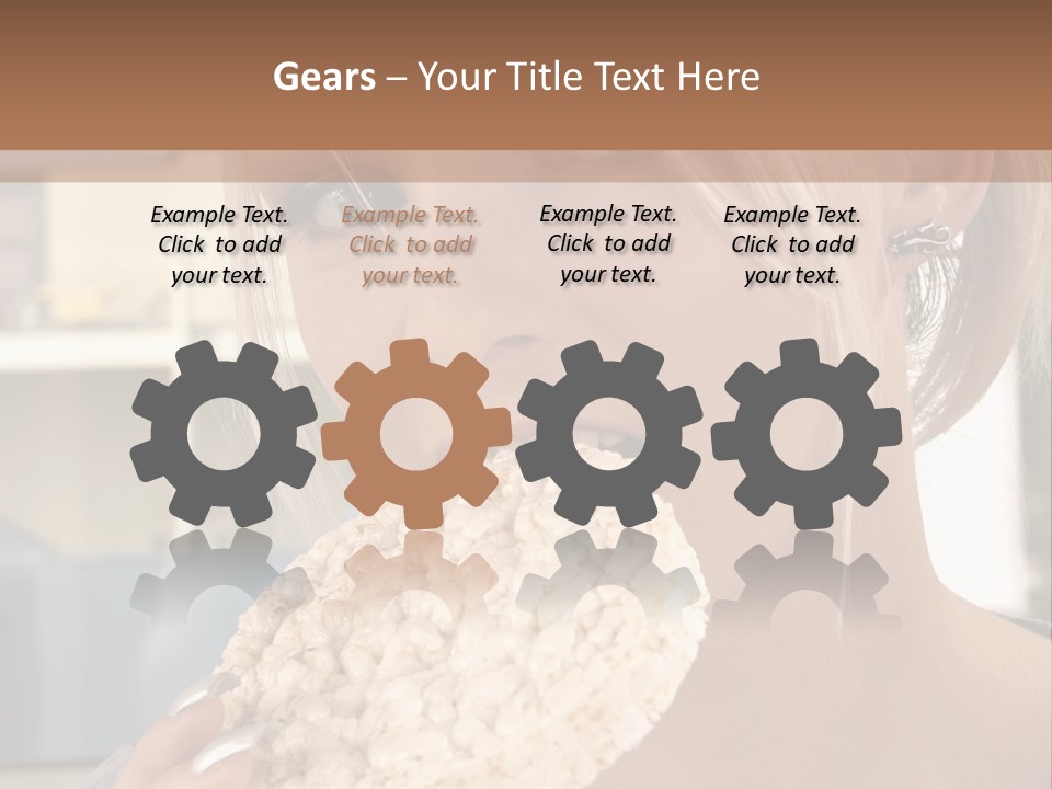 Healthy Habits Portrait PowerPoint Template