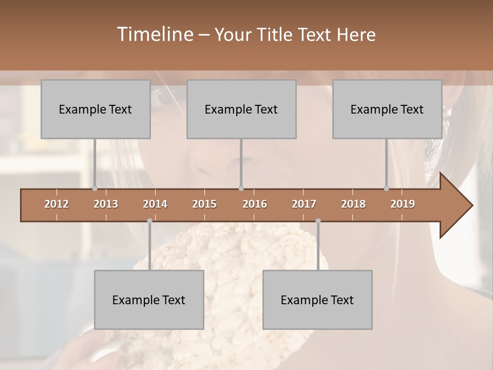 Healthy Habits Portrait PowerPoint Template