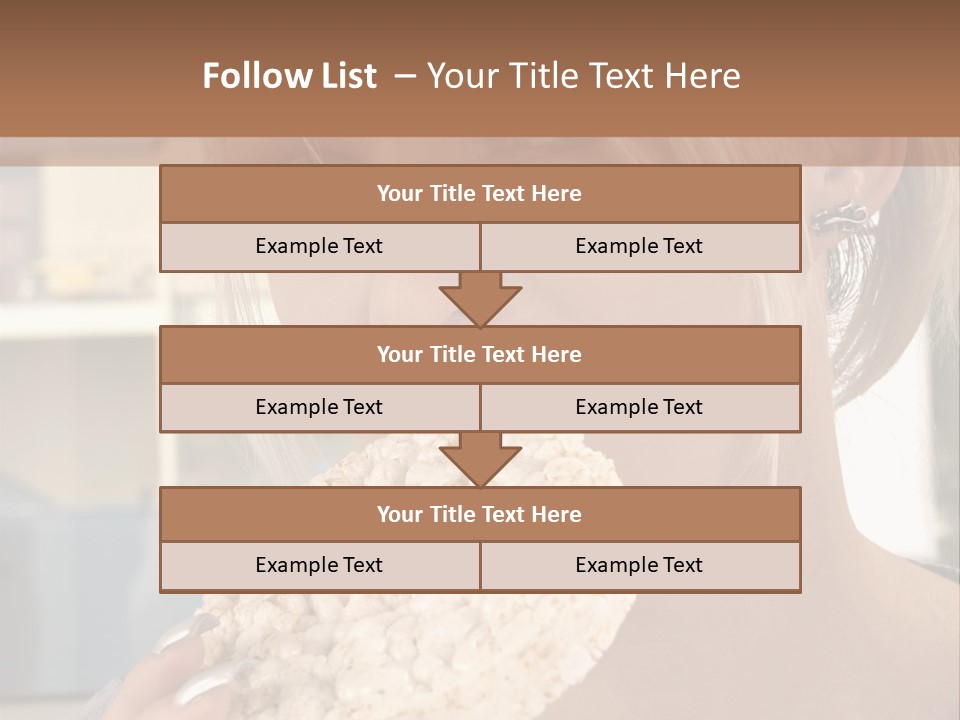Healthy Habits Portrait PowerPoint Template