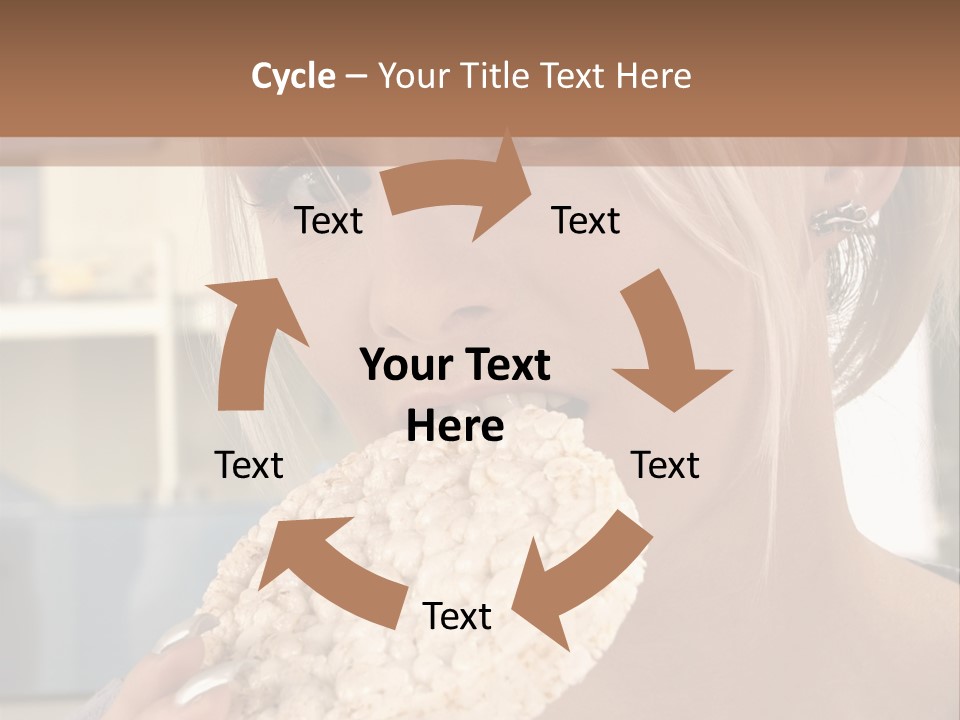 Healthy Habits Portrait PowerPoint Template