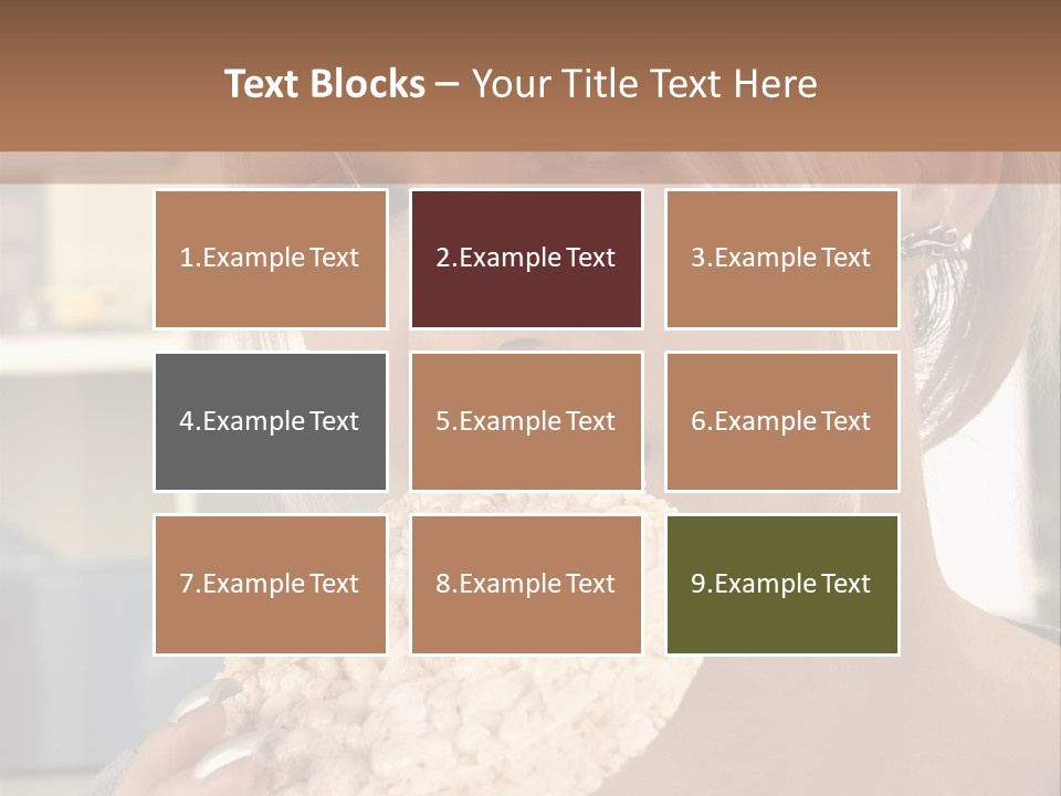 Healthy Habits Portrait PowerPoint Template