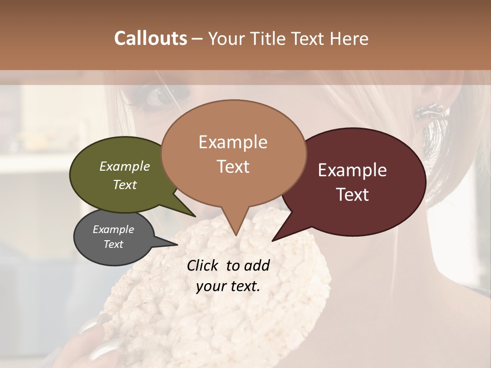 Healthy Habits Portrait PowerPoint Template