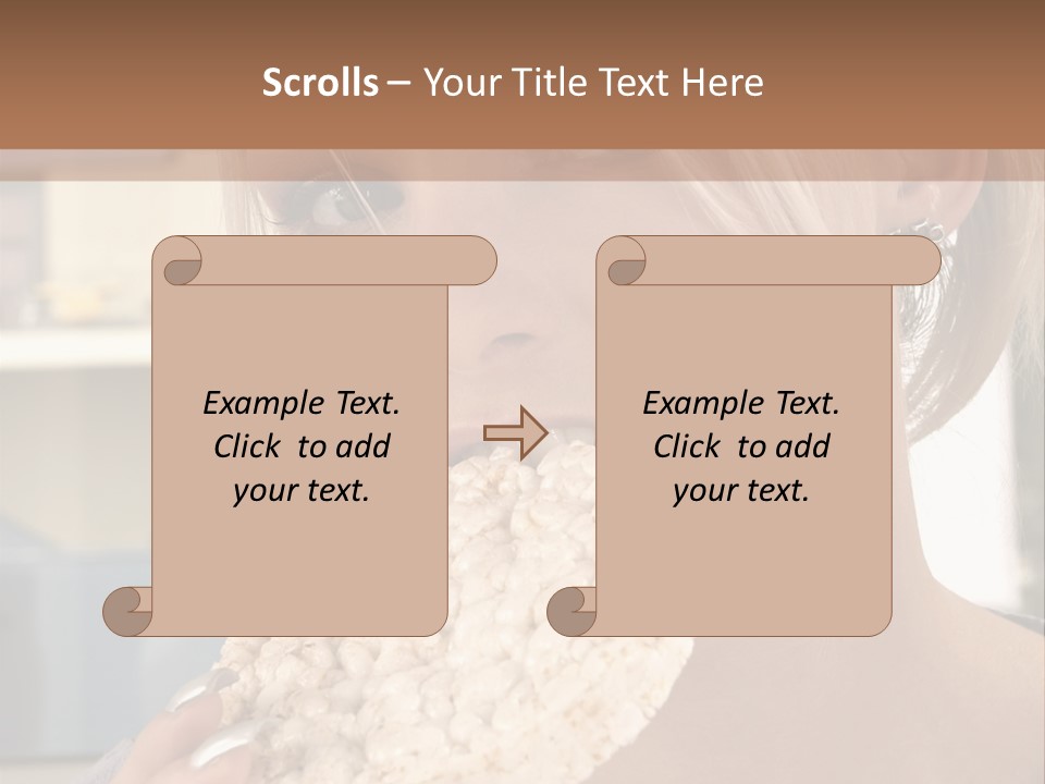 Healthy Habits Portrait PowerPoint Template