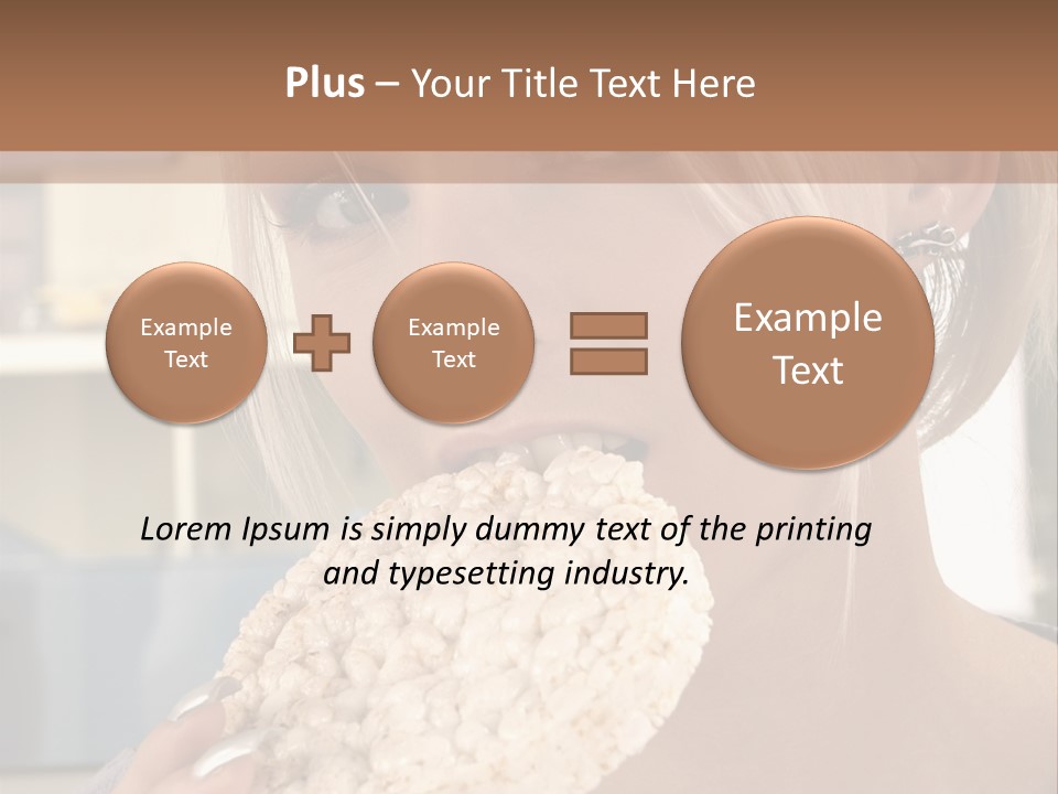 Healthy Habits Portrait PowerPoint Template
