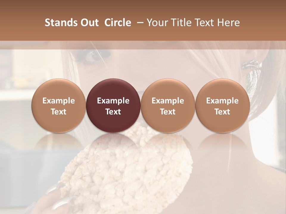 Healthy Habits Portrait PowerPoint Template