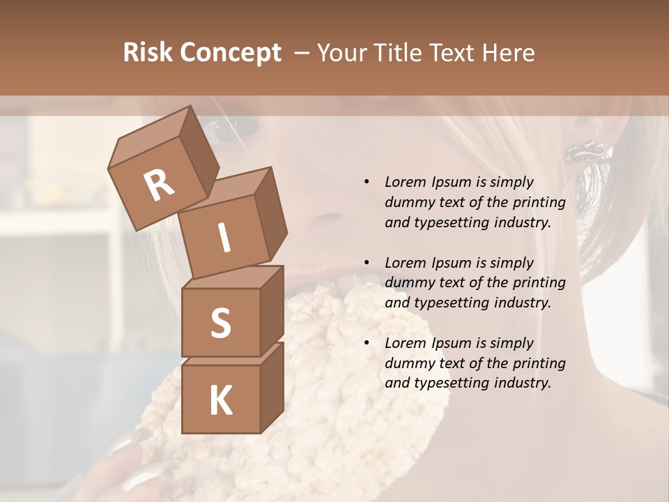 Healthy Habits Portrait PowerPoint Template