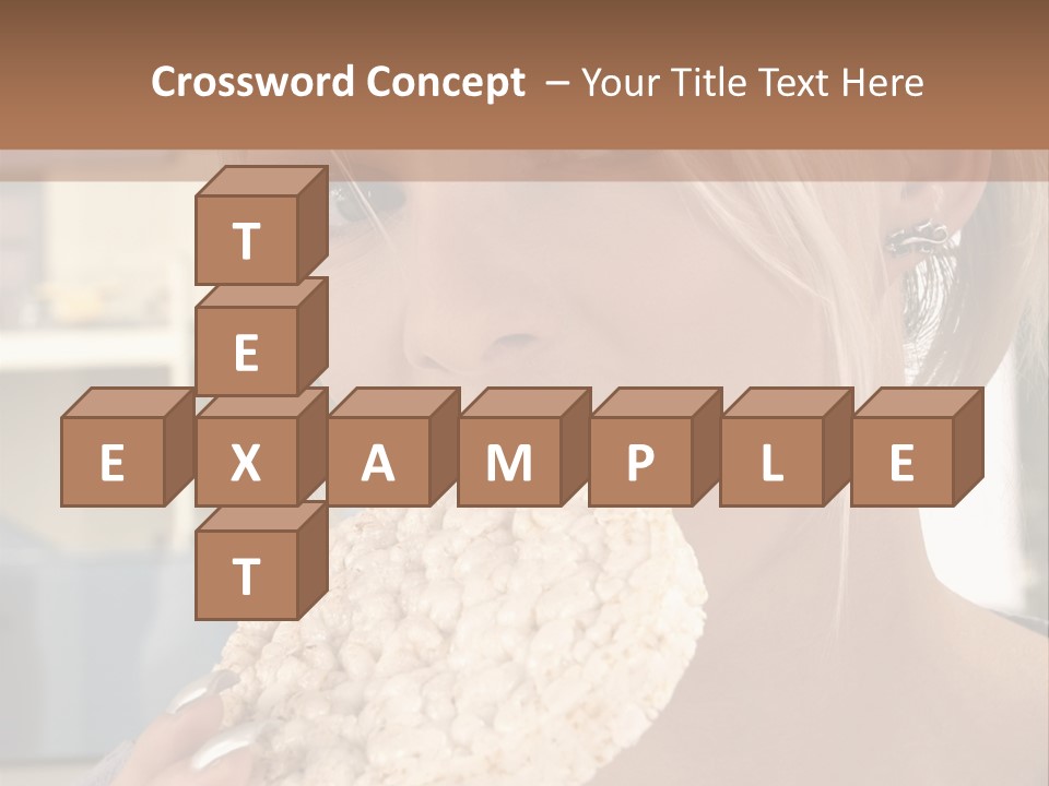 Healthy Habits Portrait PowerPoint Template