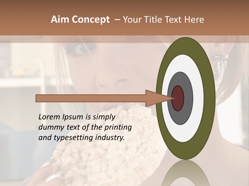 Healthy Habits Portrait PowerPoint Template