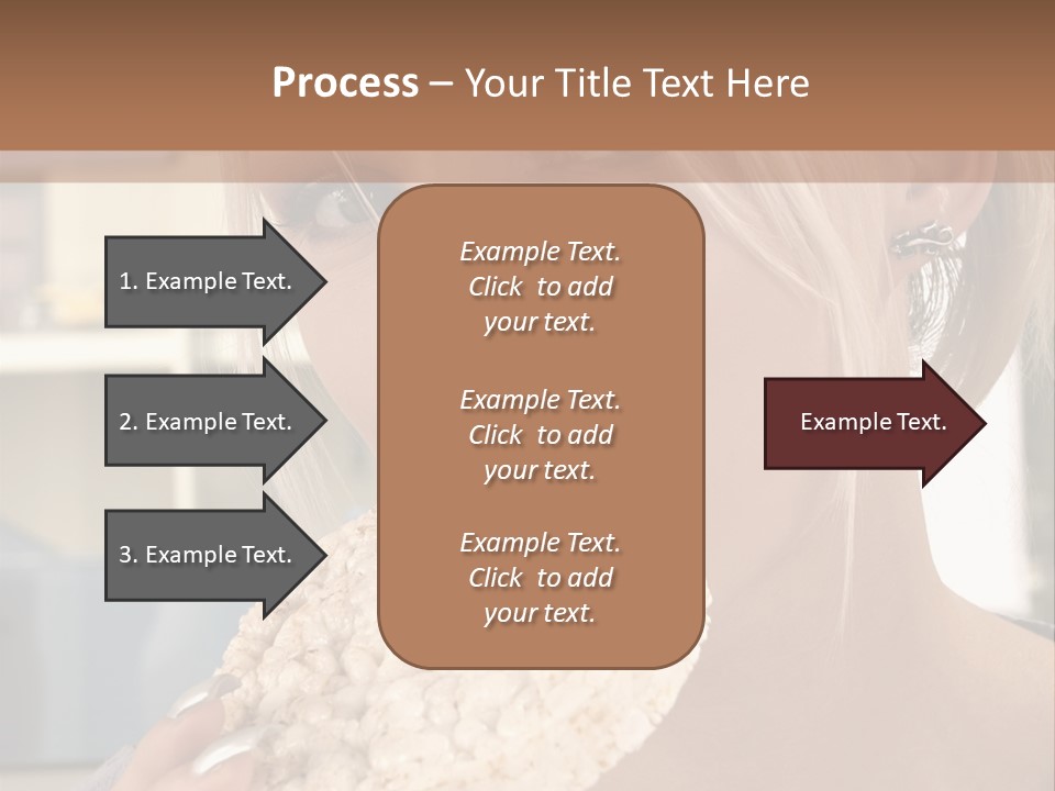 Healthy Habits Portrait PowerPoint Template