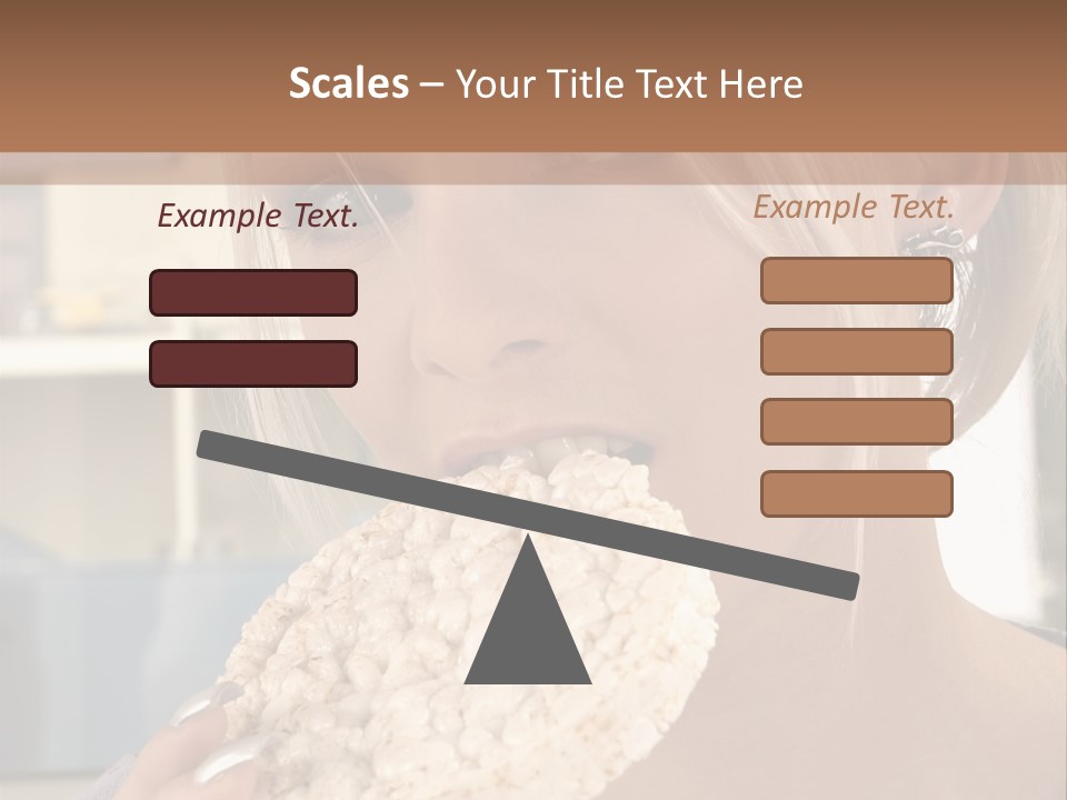 Healthy Habits Portrait PowerPoint Template