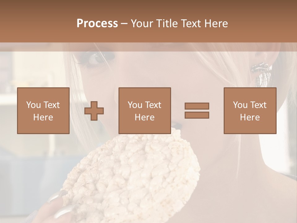 Healthy Habits Portrait PowerPoint Template