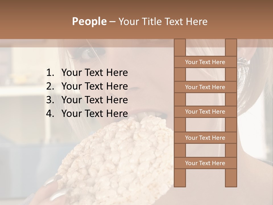 Healthy Habits Portrait PowerPoint Template