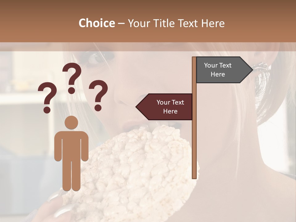 Healthy Habits Portrait PowerPoint Template