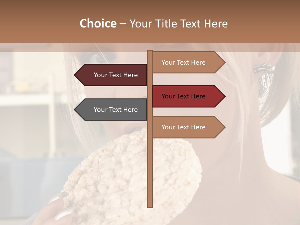Healthy Habits Portrait PowerPoint Template