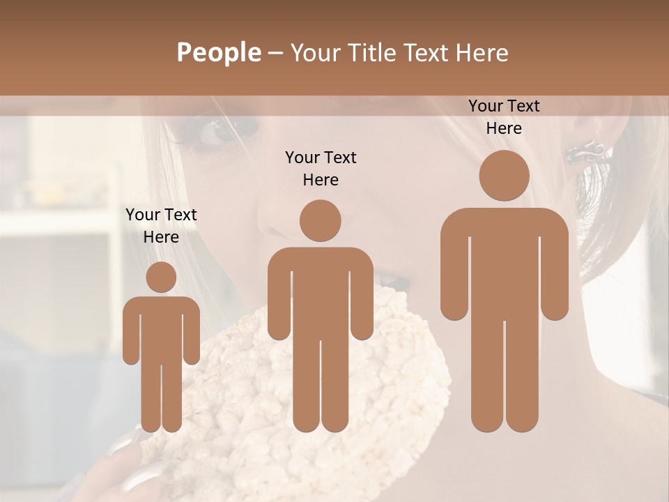 Healthy Habits Portrait PowerPoint Template