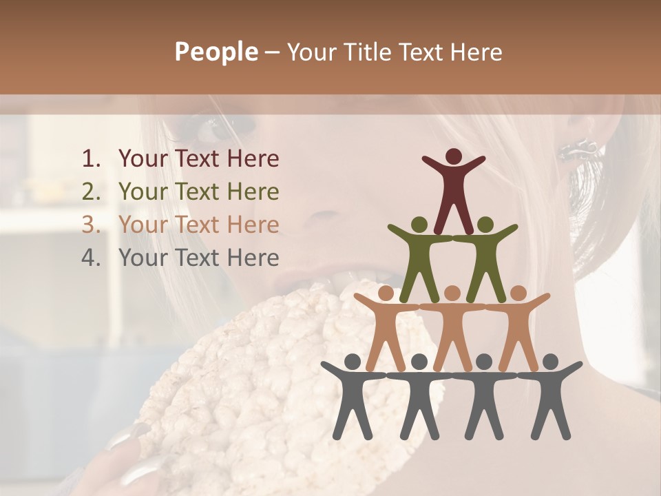 Healthy Habits Portrait PowerPoint Template