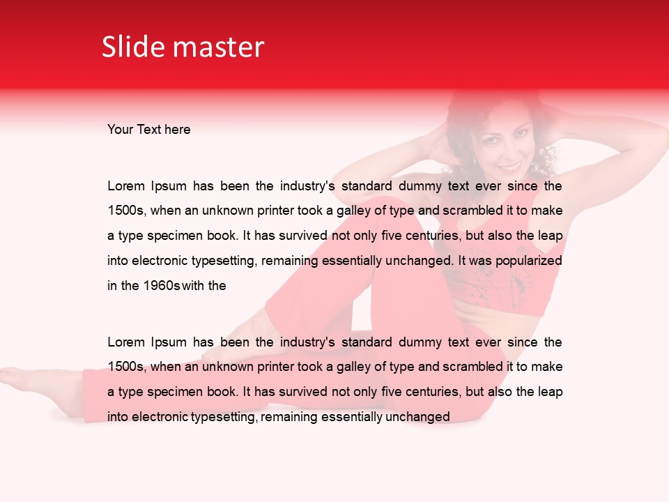 Contemplation Human Smile PowerPoint Template