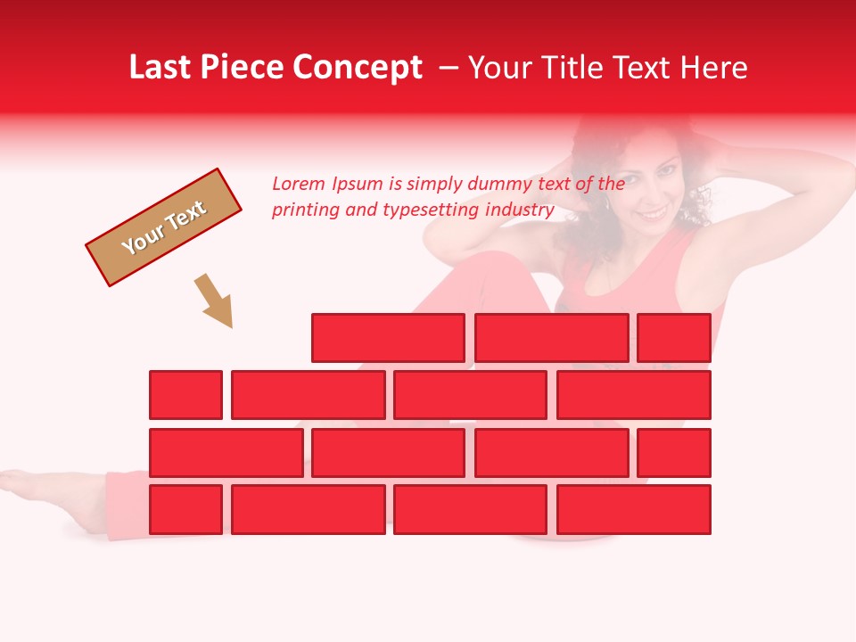 Contemplation Human Smile PowerPoint Template