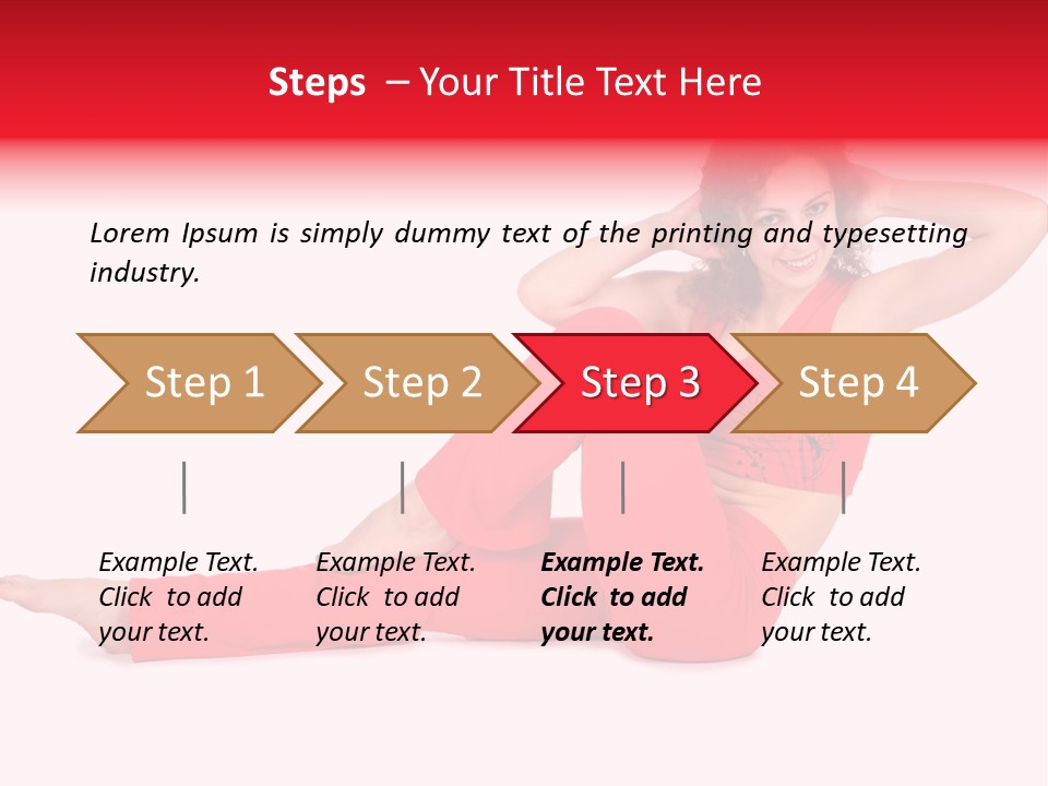 Contemplation Human Smile PowerPoint Template