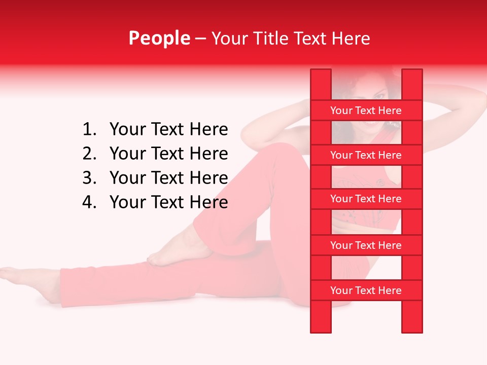 Contemplation Human Smile PowerPoint Template