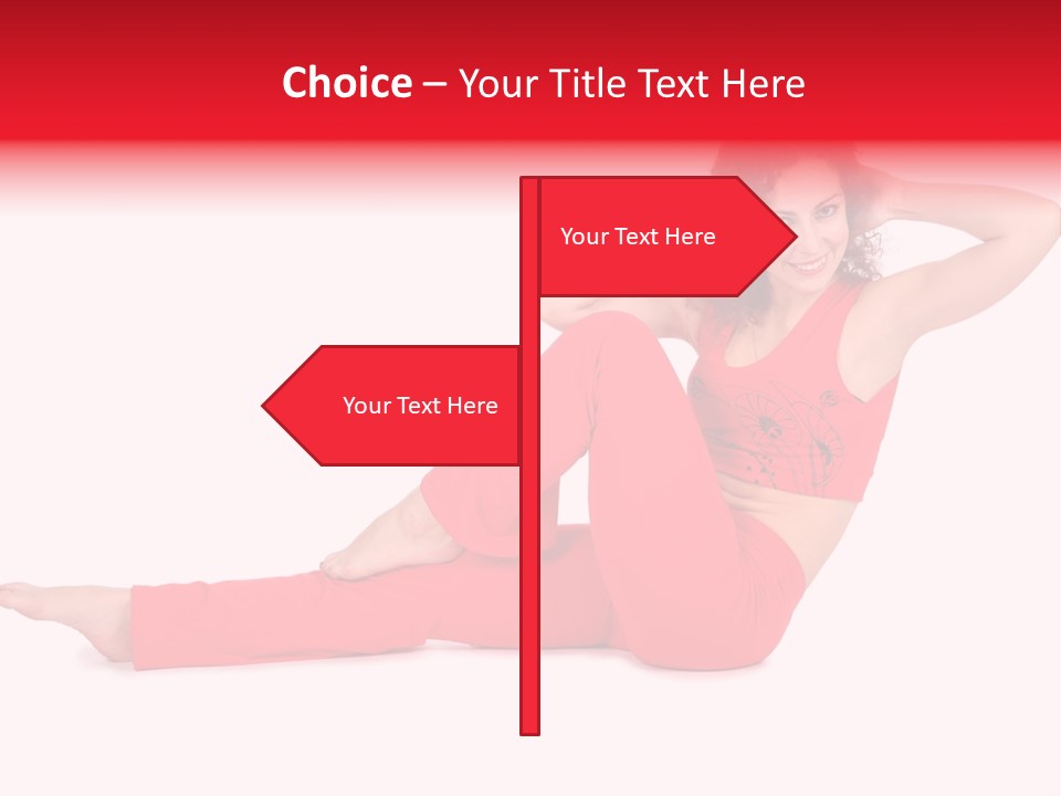 Contemplation Human Smile PowerPoint Template