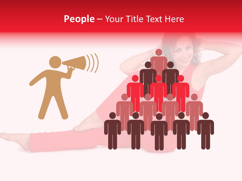 Contemplation Human Smile PowerPoint Template