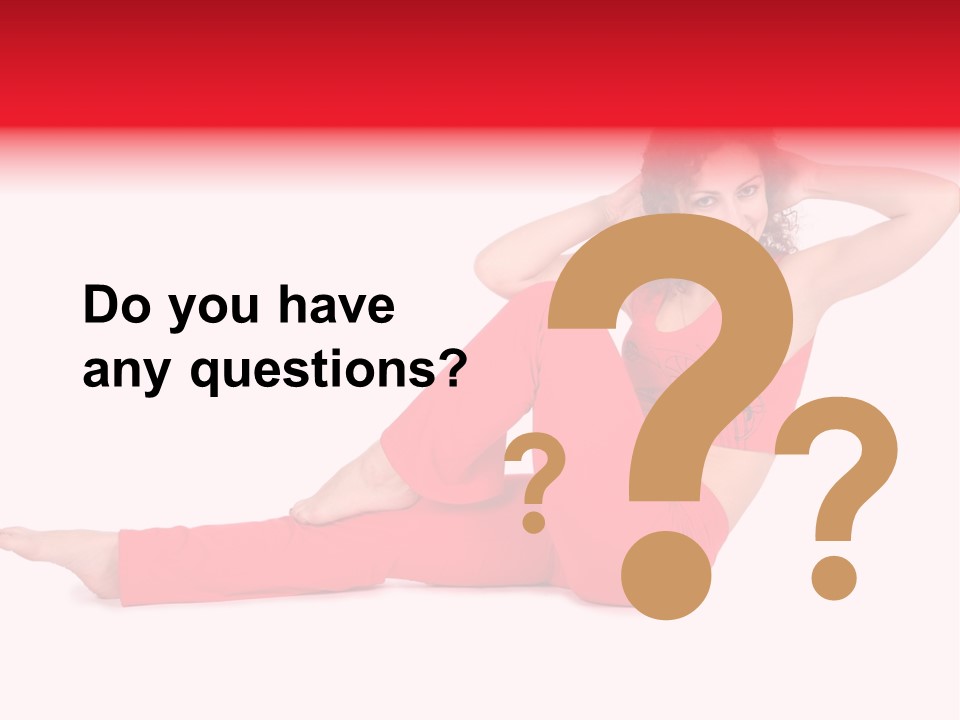 Contemplation Human Smile PowerPoint Template