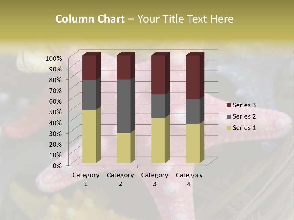 Aquatic Star Echinoderm PowerPoint Template