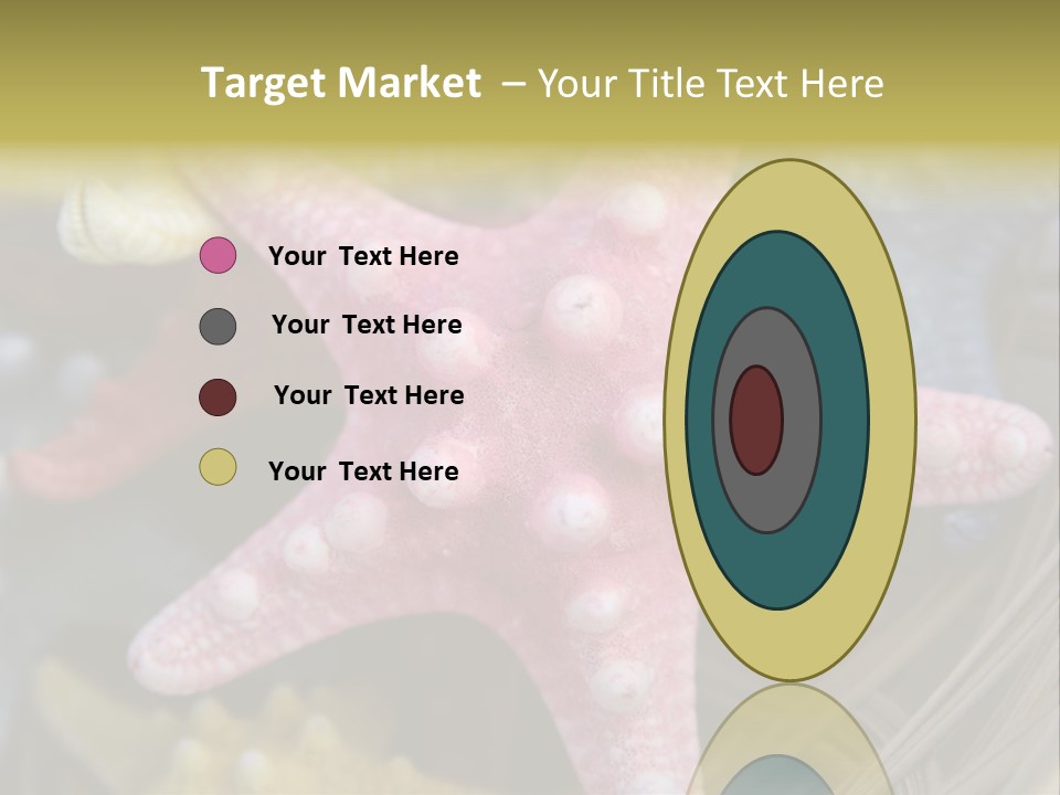 Aquatic Star Echinoderm PowerPoint Template