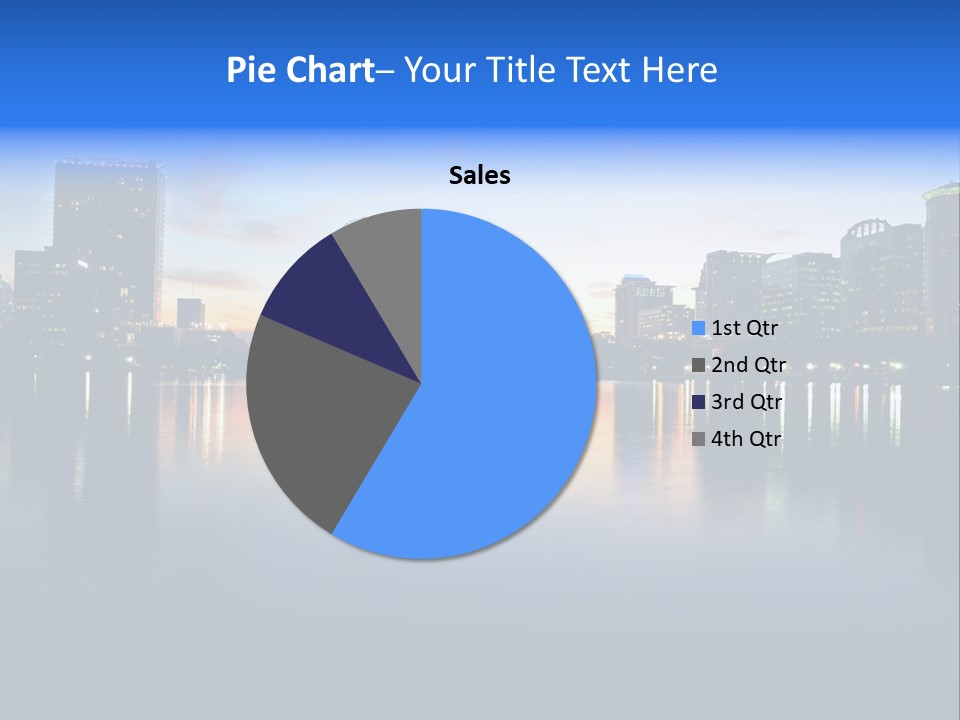 Water Skyscrapers Tourism PowerPoint Template