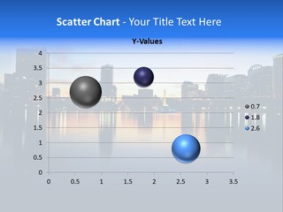 Water Skyscrapers Tourism PowerPoint Template