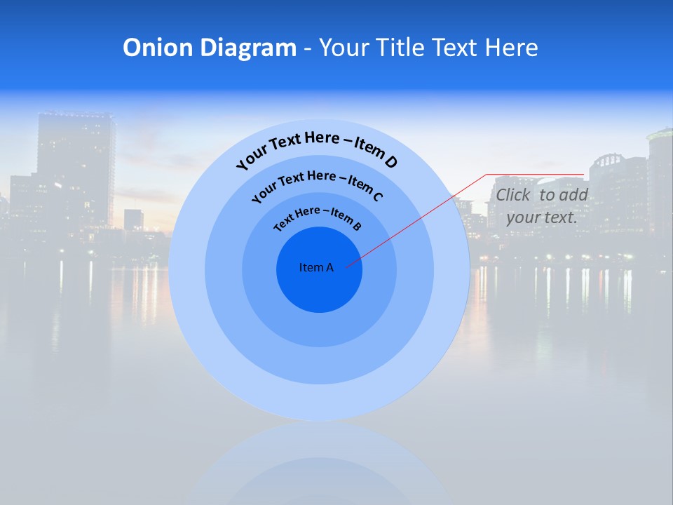 Water Skyscrapers Tourism PowerPoint Template