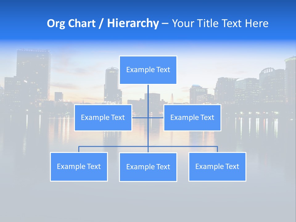 Water Skyscrapers Tourism PowerPoint Template
